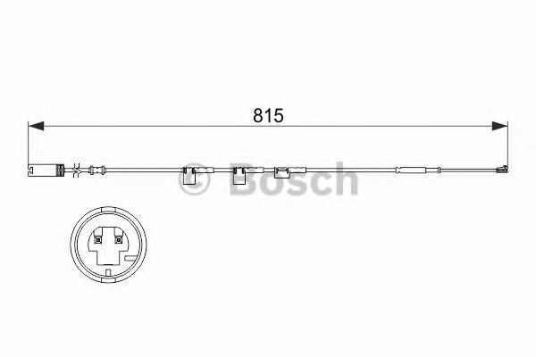 senzor de avertizare,uzura placute de frana MINI COOPER 10-