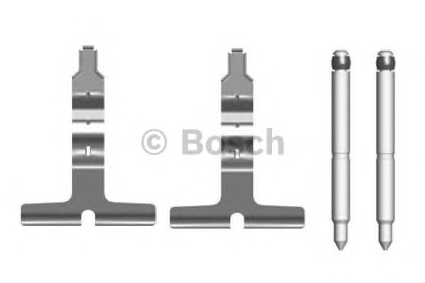 Set accesorii, placute frana MERCEDES-BENZ W220 98-