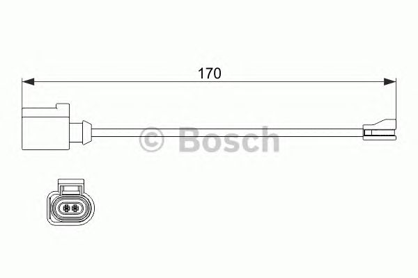 senzor de avertizare,uzura placute de frana VW GOLF/PASSAT 13-