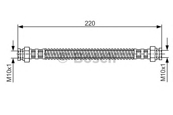 Furtun frana CITROEN XSARA 97-05