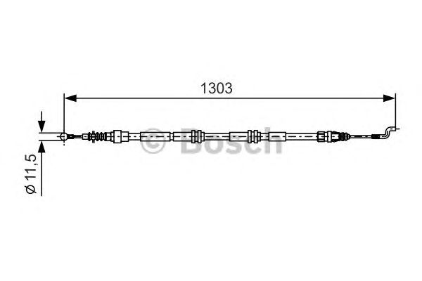 Cablu, frana de parcare VW T5 03-