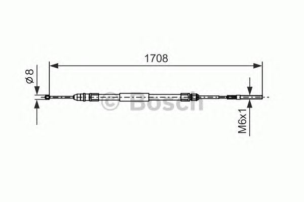 Cablu, frana de parcare BMW E46 98-05