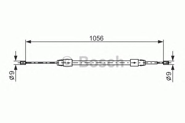 Cablu, frana de parcare MERCEDES-BENZ W168 97-04