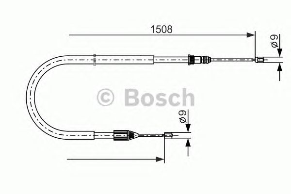 Cablu, frana de parcare RENAULT SCENIC 99-03