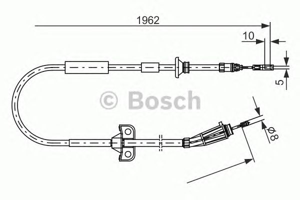 Cablu, frana de parcare VOLVO V70 00-07