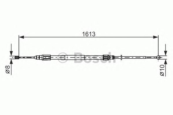 Cablu, frana de parcare BMW X3 E83 04-