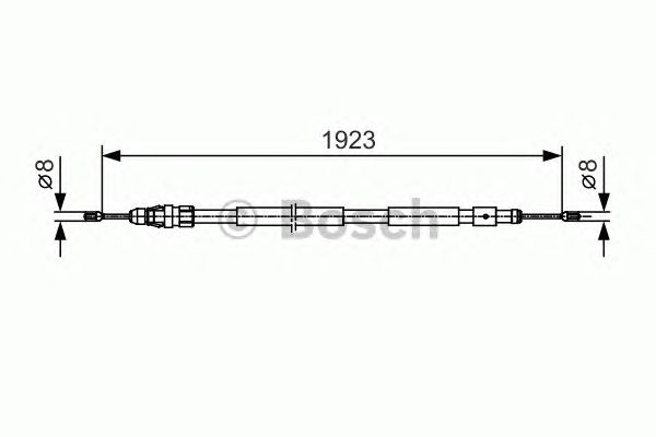 Cablu, frana de parcare CITROEN BERLINGO 96-