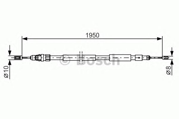 Cablu, frana de parcare CITROEN XSARA PICASSO 99-