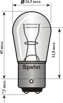 Bec, semnalizator; Bec, lampa frana / lampa spate; Bec, semnalizator; Bec, lampa frana / lampa spate