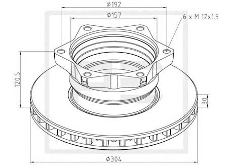 Disc frana