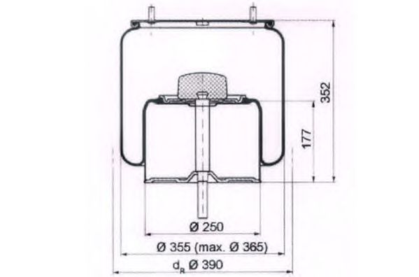 Burduf, suspensie pneumatica