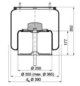 Burduf, suspensie pneumatica