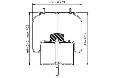 Burduf, suspensie pneumatica