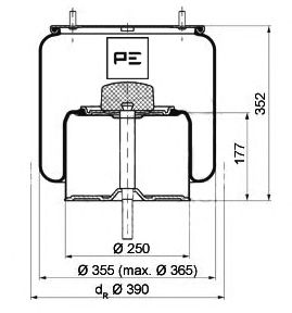 Burduf, suspensie pneumatica