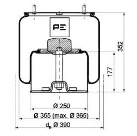 Burduf, suspensie pneumatica