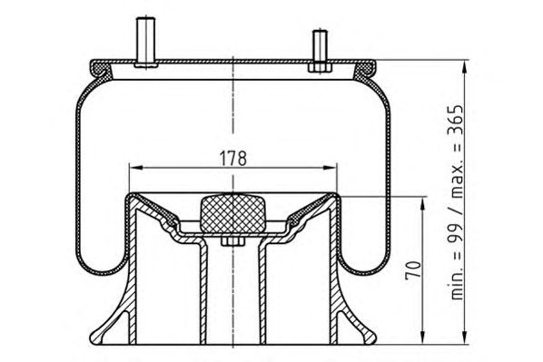 Burduf, suspensie pneumatica