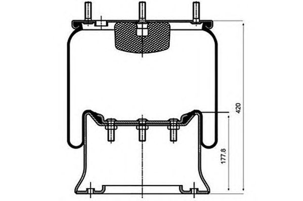 Burduf, suspensie pneumatica