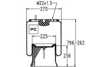 Burduf, suspensie pneumatica