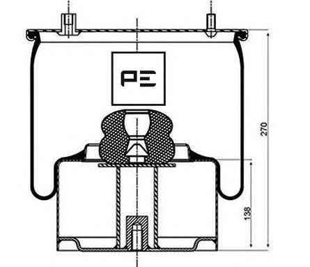 Burduf, suspensie pneumatica