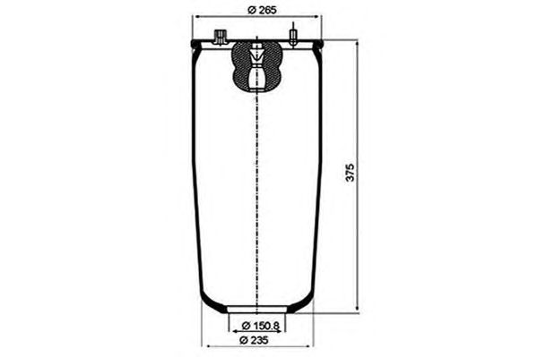 Burduf, suspensie pneumatica