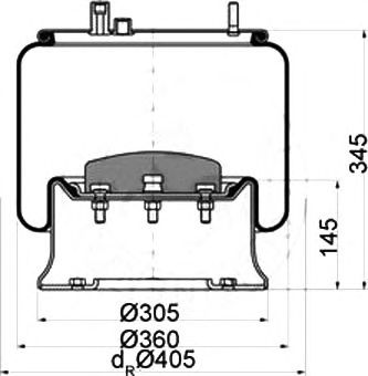 Burduf, suspensie pneumatica