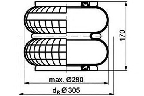 Burduf, suspensie pneumatica