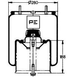 Burduf, suspensie pneumatica