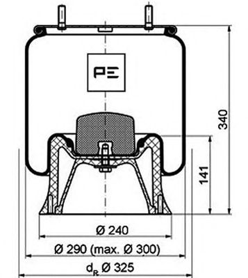 Burduf, suspensie pneumatica