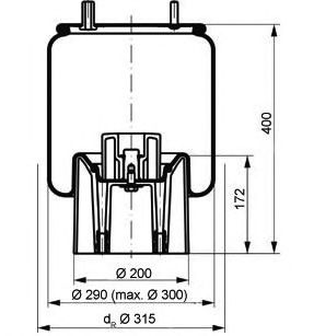 Burduf, suspensie pneumatica