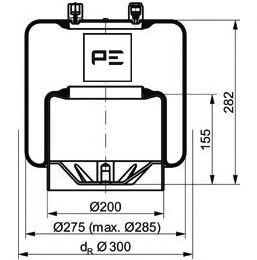 Burduf, suspensie pneumatica