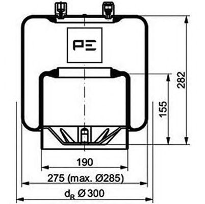 Burduf, suspensie pneumatica