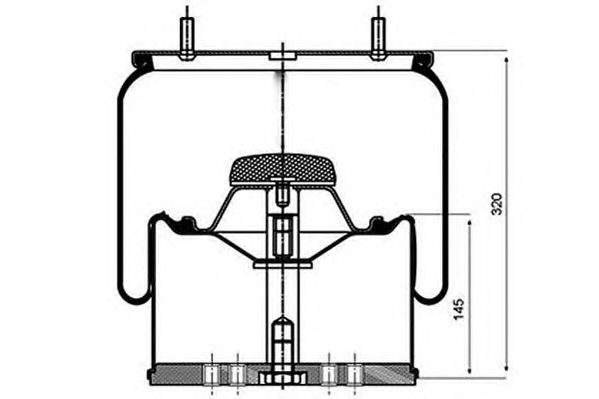 Burduf, suspensie pneumatica