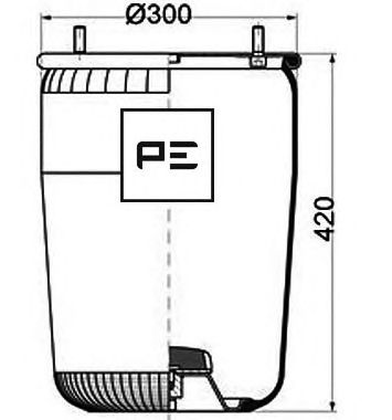 Burduf, suspensie pneumatica