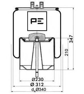 Burduf, suspensie pneumatica