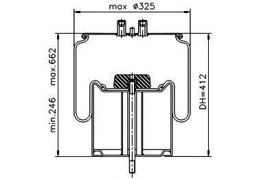 Burduf, suspensie pneumatica