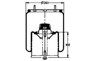 Burduf, suspensie pneumatica