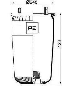 Burduf, suspensie pneumatica