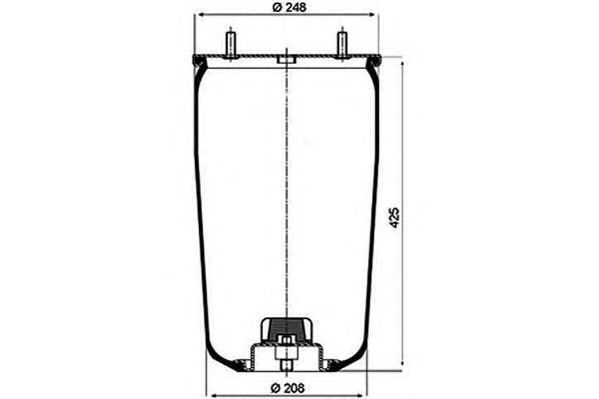 Burduf, suspensie pneumatica