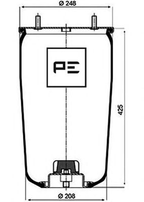 Burduf, suspensie pneumatica