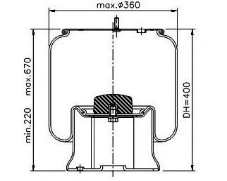 Burduf, suspensie pneumatica