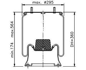 Burduf, suspensie pneumatica