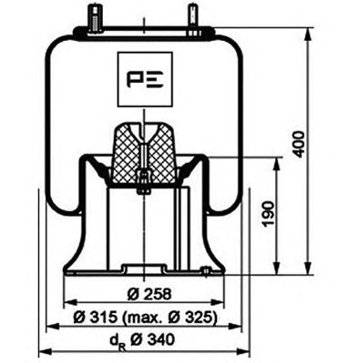 Burduf, suspensie pneumatica