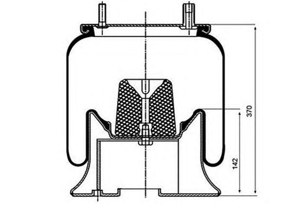 Burduf, suspensie pneumatica