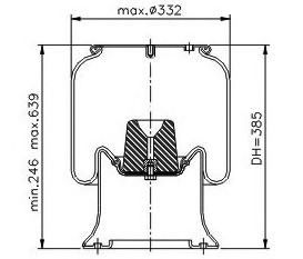 Burduf, suspensie pneumatica