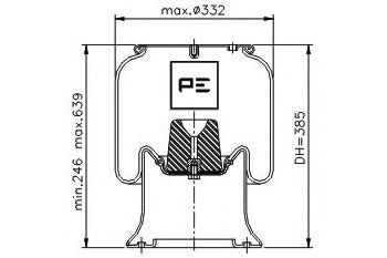 Burduf, suspensie pneumatica