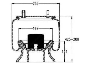 Burduf, suspensie pneumatica