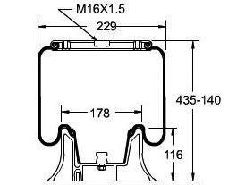 Burduf, suspensie pneumatica; Burduf, suspensie pneumatica