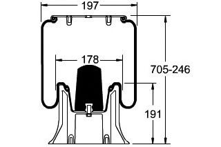 Burduf, suspensie pneumatica