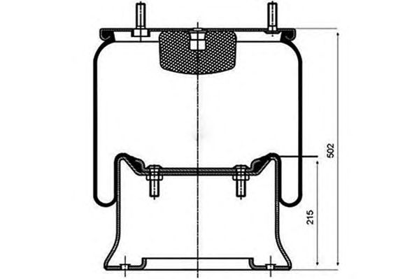 Burduf, suspensie pneumatica