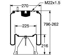 Burduf, suspensie pneumatica